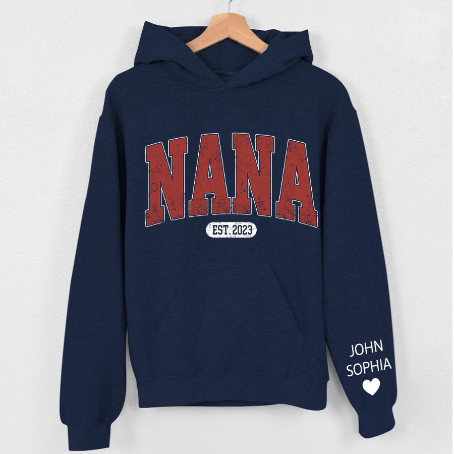 Lofaris Customized Name Nana Grandma Christmas Gift Hoodie
