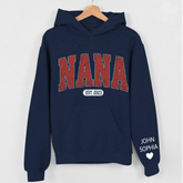 Lofaris Customized Name Nana Grandma Christmas Gift Hoodie