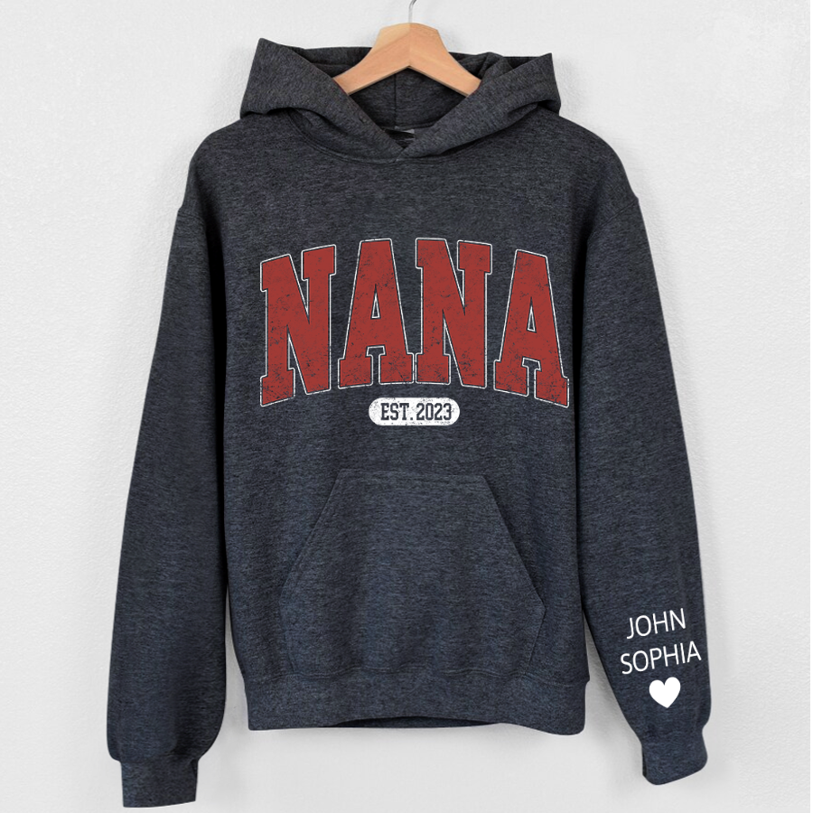 Lofaris Customized Name Nana Grandma Christmas Gift Hoodie