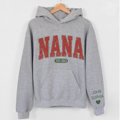 Lofaris Customized Name Nana Grandma Christmas Gift Hoodie