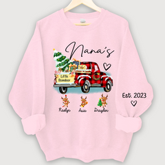 Lofaris Nana¡¯s little reindeer Christmas And Grandkids Sweatshirt