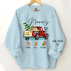 Lofaris Nana¡¯s little reindeer Christmas And Grandkids Sweatshirt