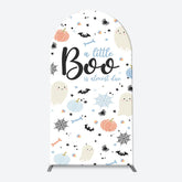 Lofaris Cute Boo Cobweb Arch Halloween Baby Shower Backdrop