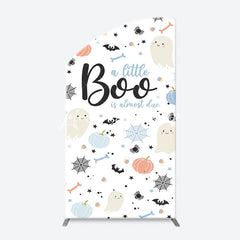 Lofaris Cute Boo Cobweb Arch Halloween Baby Shower Backdrop