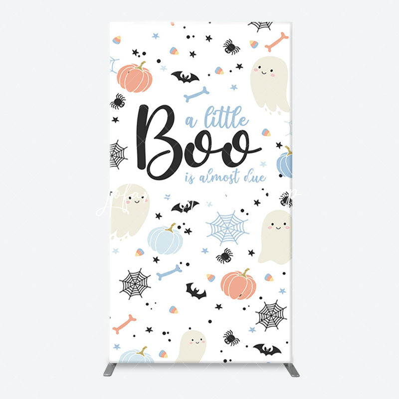 Lofaris Cute Boo Cobweb Arch Halloween Baby Shower Backdrop