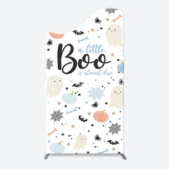 Lofaris Cute Boo Cobweb Arch Halloween Baby Shower Backdrop