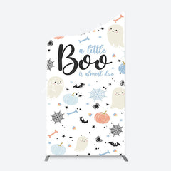 Lofaris Cute Boo Cobweb Arch Halloween Baby Shower Backdrop