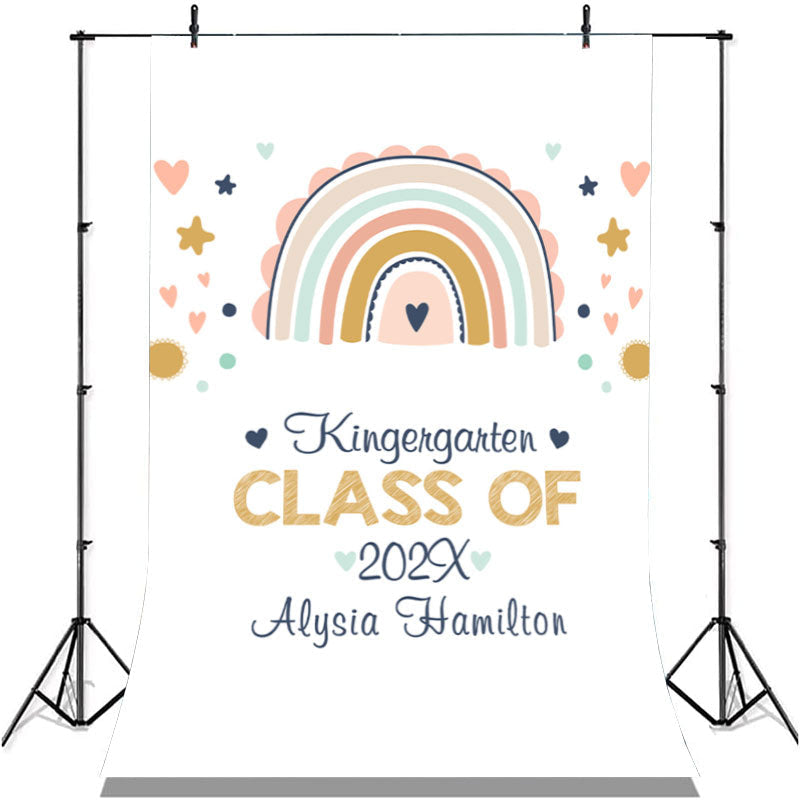 Lofaris Cute Colorful Last Day Of Kindergarten 2022 Backdrop