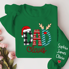 Lofaris Dad Claus Merry Christmas Custom Name Sweatshirt
