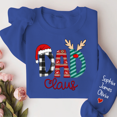 Lofaris Dad Claus Merry Christmas Custom Name Sweatshirt