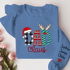 Lofaris Dad Claus Merry Christmas Custom Name Sweatshirt