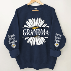 Lofaris Daisy Grandma We Love You Customized Sweatshirt