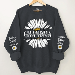 Lofaris Daisy Grandma We Love You Customized Sweatshirt