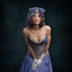 Lofaris Dark Black Abstract Textured Photography Backdrop