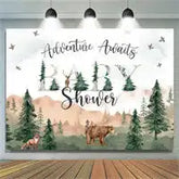 lofaris rustic baby shower backdrops