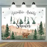 lofaris rustic baby shower backdrops