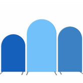 Lofaris Deep And Light Blue Combination Arch Backdrop Set