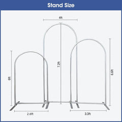 Lofaris Deep And Light Blue Combination Arch Backdrop Set
