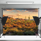 Lofaris Desert Cactus Meadow Natural Landscape Backdrop