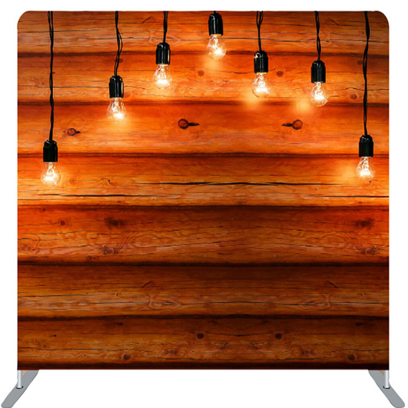 Lofaris Dim Atmosphere Brwon Wood Texture Party Backdrop