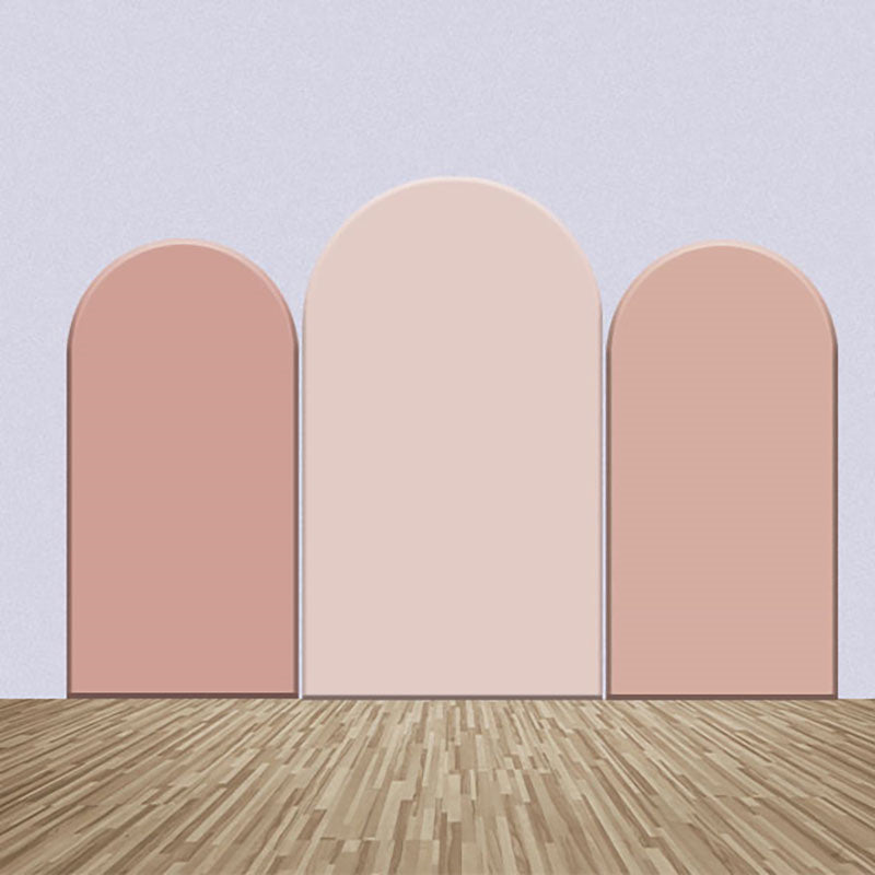 Lofaris Dusty Pink Theme Solid Color Party Arch Backdrop Kit