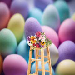 Lofaris Easter Egg Photography Backdrop For Kids Mini Session