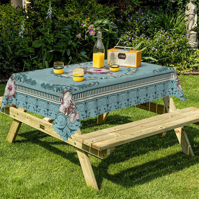 Lofaris Elegant Floral Sweet Rectangle Tablecloth