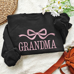Lofaris Embroidered Custom Name Mimi Nana Mama Sweatshirt