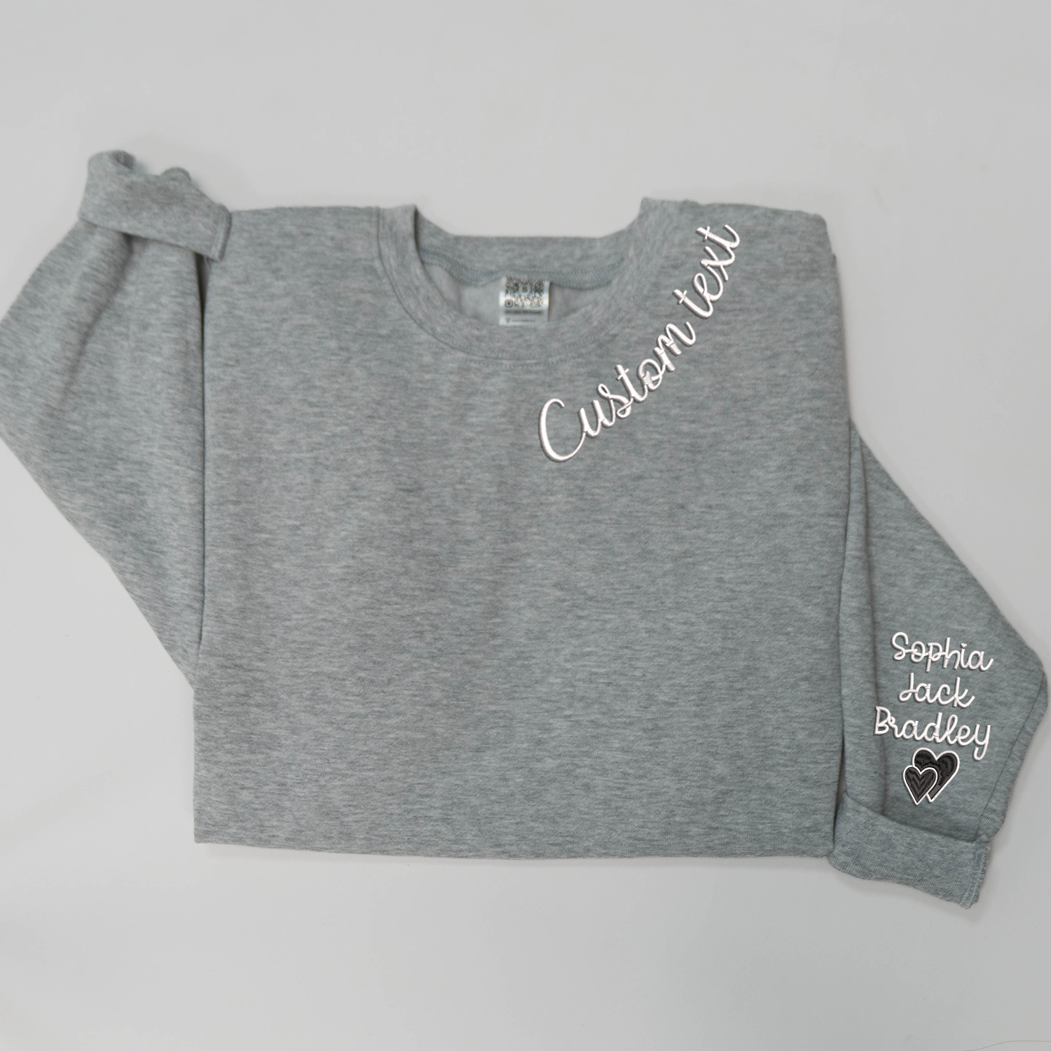 Lofaris Embroidered Custom Text Nickname Grandma Sweatshirt