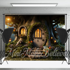 Lofaris Enchant Tree House Birthday Cake Smash Backdrop