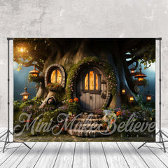 Lofaris Enchant Tree House Birthday Cake Smash Backdrop