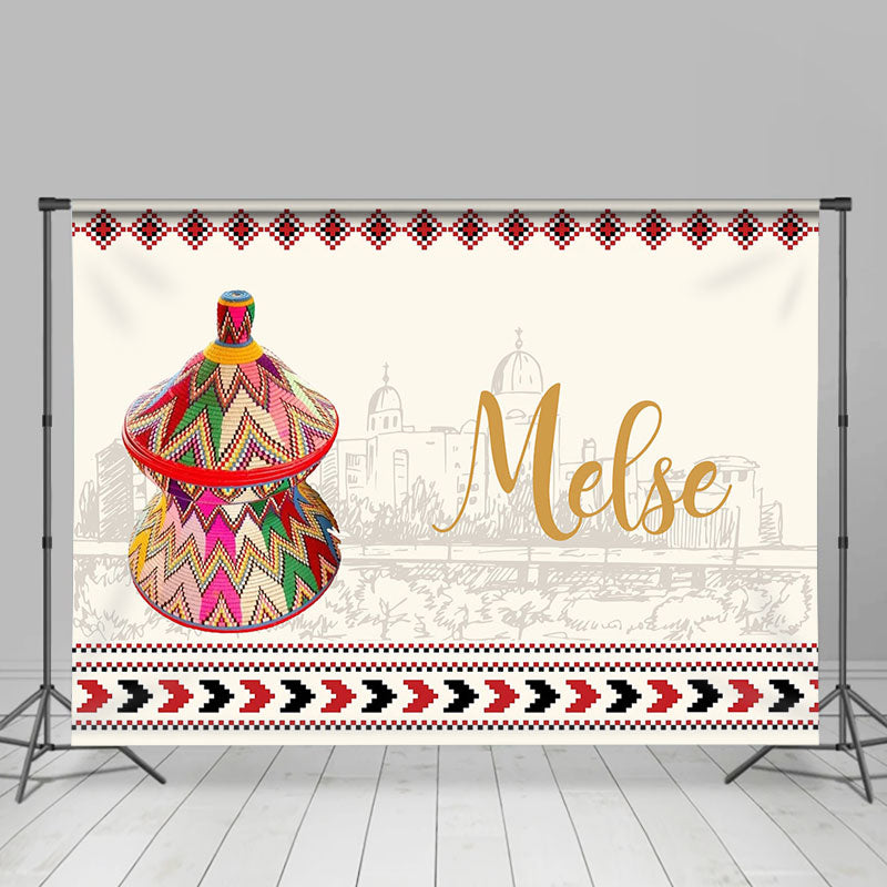 Lofaris Ethioian Culture Melse Blanket Wedding Backdrop