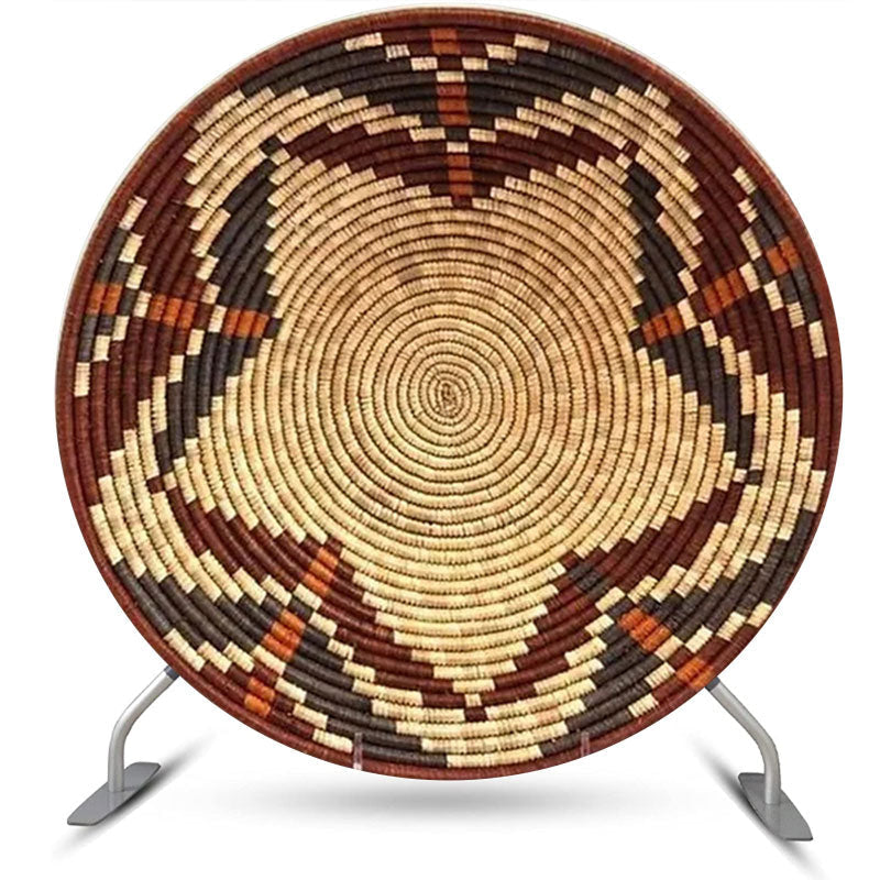 Lofaris Ethiopian Basket Holiday Circle Party Backdrop