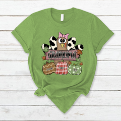 Lofaris Fall Chicken Pumpkin Thanksgiving Grandma T - Shirt
