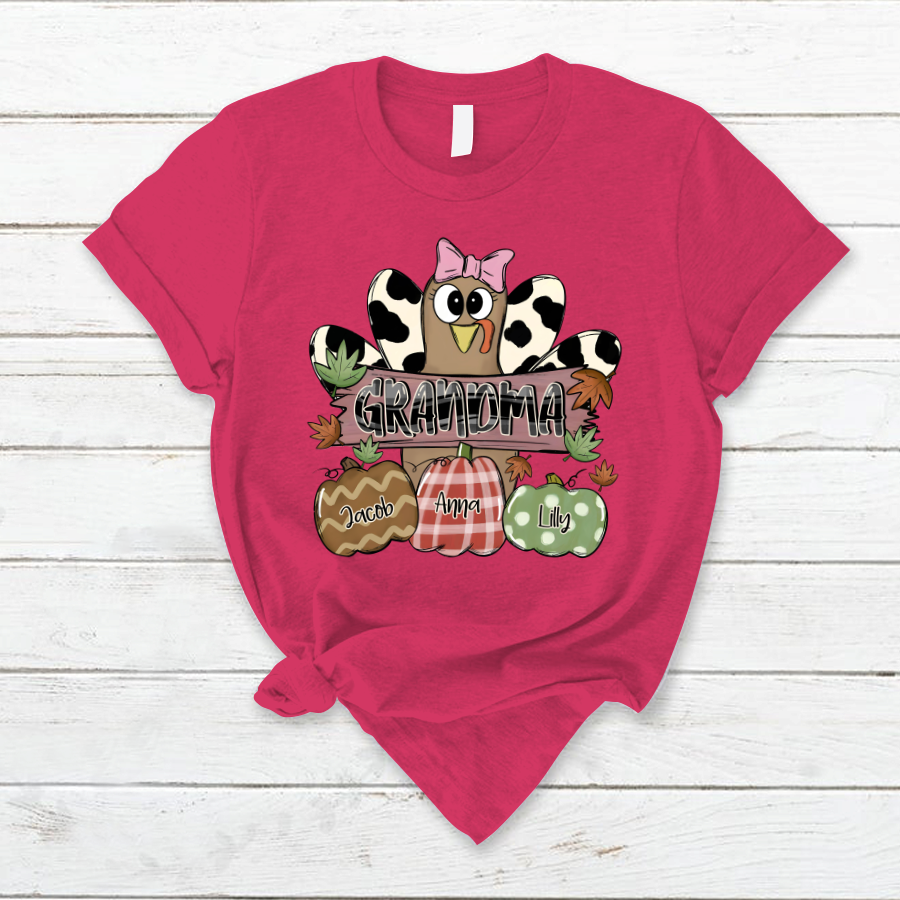 Lofaris Fall Chicken Pumpkin Thanksgiving Grandma T - Shirt