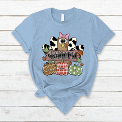 Lofaris Fall Chicken Pumpkin Thanksgiving Grandma T - Shirt