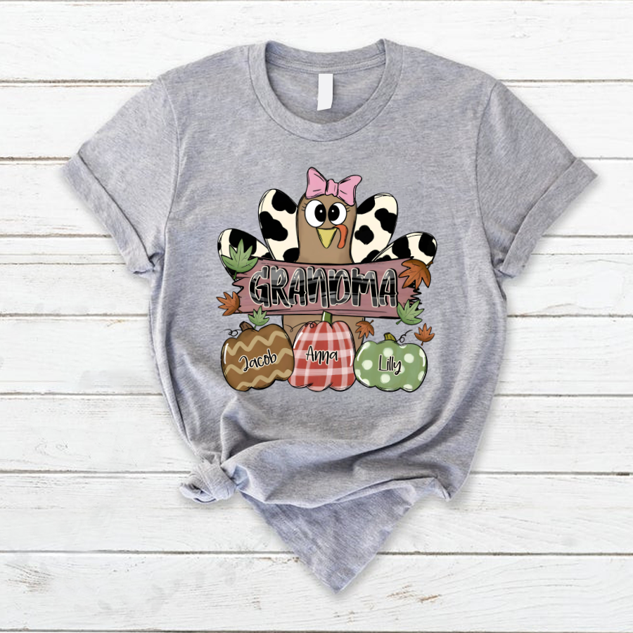 Lofaris Fall Chicken Pumpkin Thanksgiving Grandma T - Shirt