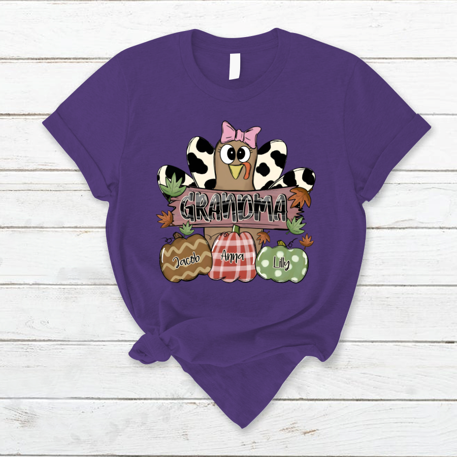 Lofaris Fall Chicken Pumpkin Thanksgiving Grandma T - Shirt