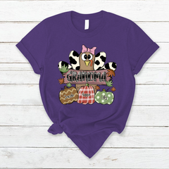 Lofaris Fall Chicken Pumpkin Thanksgiving Grandma T - Shirt