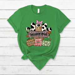 Lofaris Fall Chicken Pumpkin Thanksgiving Grandma T - Shirt