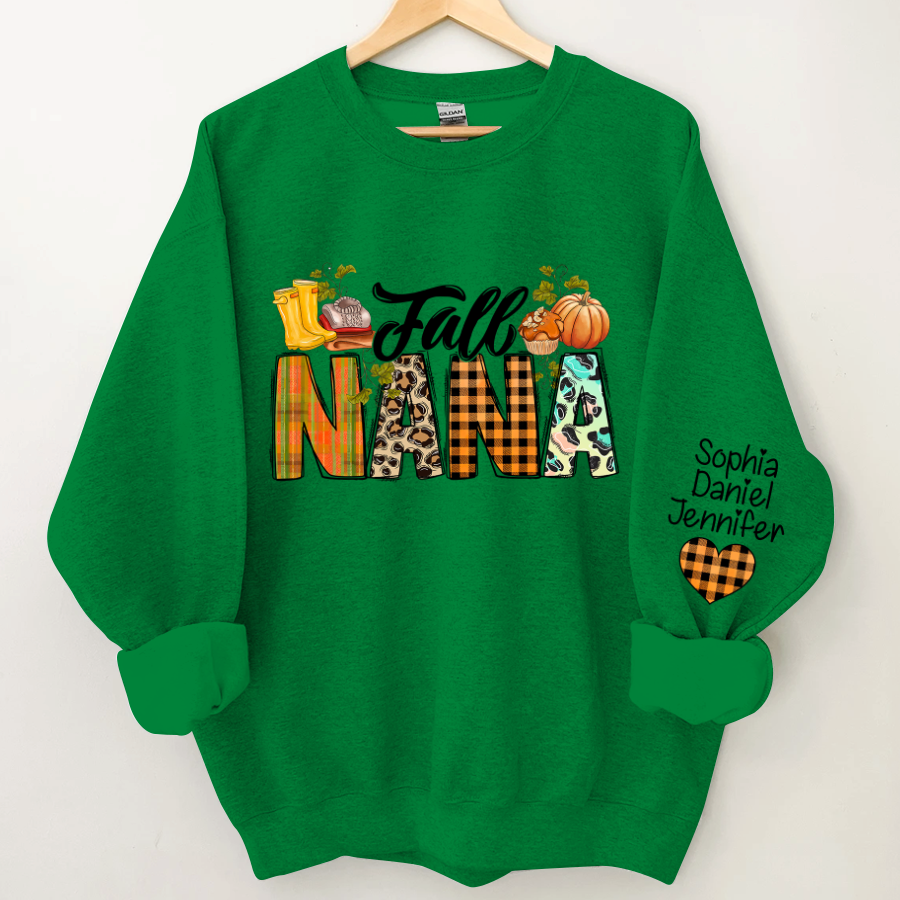Lofaris Pumkin Fall Nana And Kids CTH01 Sweatshirt