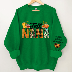 Lofaris Pumkin Fall Nana And Kids CTH01 Sweatshirt