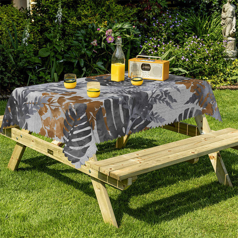 Lofaris Fallen Leaves Autumn Rectangle Tablecloth