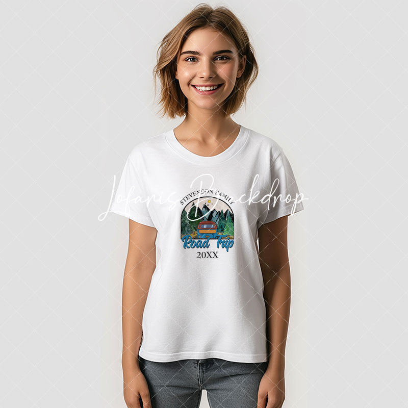 Lofaris Family Mountain Vacation Road Trip Custom T-Shirt