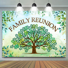 Lofaris Family Reunion Green Eucalyptus Leaves Backdrop