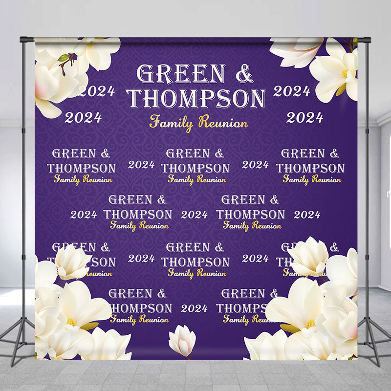 Lofaris Family Reunion Magnolia Custom Name Dance Backdrop