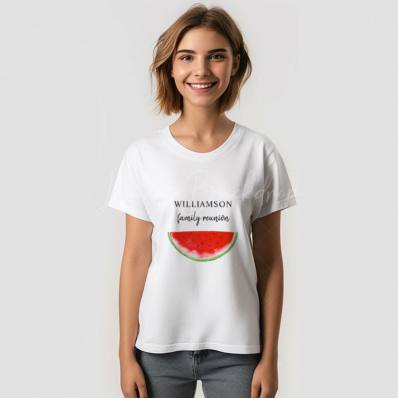 Lofaris Family Reunion Watermelon Summer Custom T-Shirt