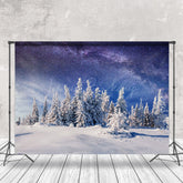 Lofaris Fantasy Galaxy Cedar Landscape Photography Backdrop