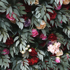 Lofaris Faux Flower Leaf Wall Wedding Party Backdrop Decor