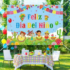 Lofaris Festival Dance Feliz Dia Nino Children Day Backdrop